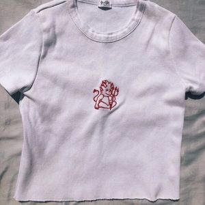 brandy melville devil top!